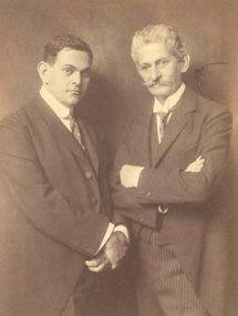 Kner imre és édesapja, Kner Izidor / Forrás: Wikipédia